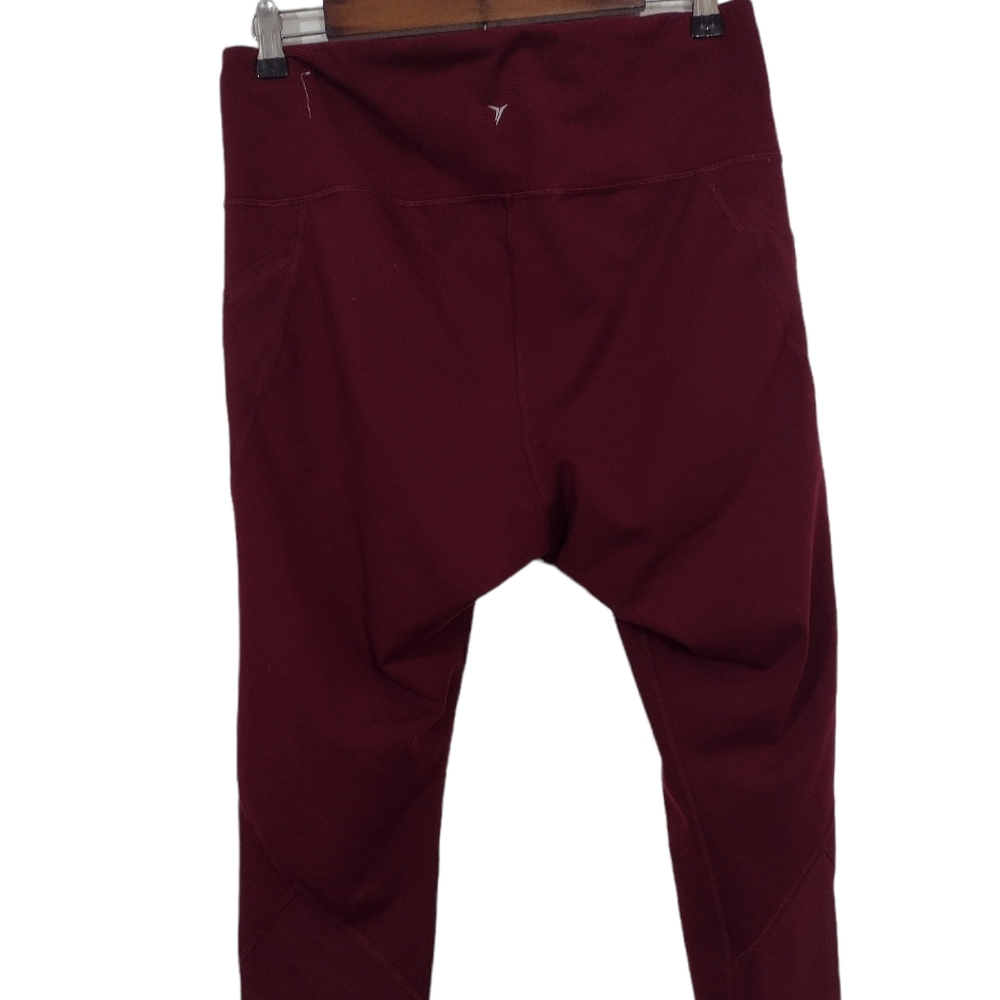 Old Navy Burgundy Leggings
